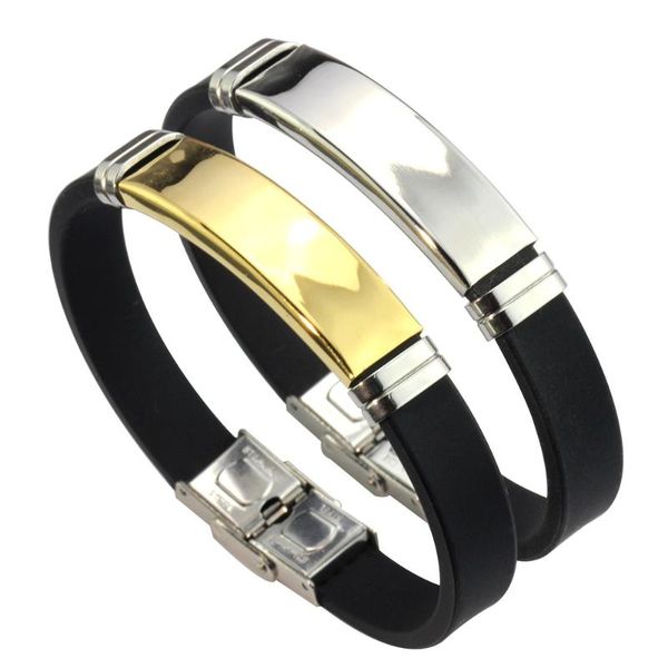 memolissa stainless steel bangle bracelet est design men fashion silicone bracelets link, chain, Black
memolissa stainless steel bangle bracelet est design men fashion silicone bracelets link, chain, Black