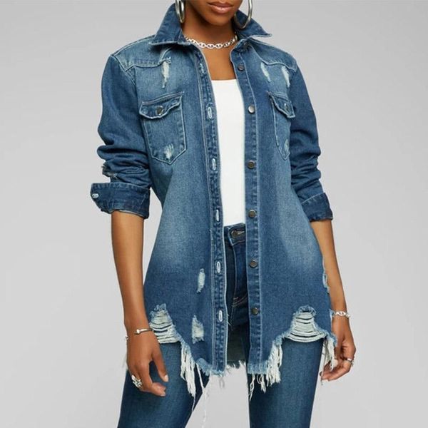 women's jackets denim jacket oversized outerwear spring autumn female clothes long sleeve streetwear plus size casual coat, Black;brown
women's jackets denim jacket oversized outerwear spring autumn female clothes long sleeve streetwear plus size casual coat, Black;brown