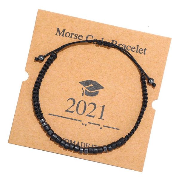 bangle explosive morse code bracelet creative black iron stone beaded hand woven card romantic couple braceletzz11
bangle explosive morse code bracelet creative black iron stone beaded hand woven card romantic couple braceletzz11