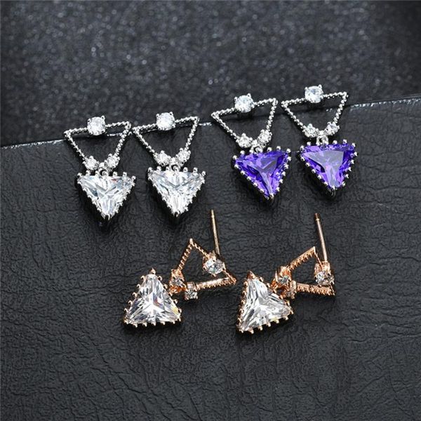 dangle & chandelier idestiny triangle design cz hanging earrings for girl daily bijoux fashion geometric shape earings women jewlery gift, Silver
dangle & chandelier idestiny triangle design cz hanging earrings for girl daily bijoux fashion geometric shape earings women jewlery gift, Silver