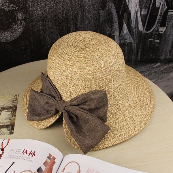 straw cap ladies summer lightweight breathable caps sun shade hat bifurcated bow sunscreen beach hats sale wide brim, Blue;gray
straw cap ladies summer lightweight breathable caps sun shade hat bifurcated bow sunscreen beach hats sale wide brim, Blue;gray