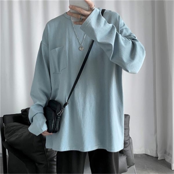 autumn and winter men's turtleneck long-sleeved t-shirt korean loose solid color bottoming shirt tide 210420, White;black
autumn and winter men's turtleneck long-sleeved t-shirt korean loose solid color bottoming shirt tide 210420, White;black