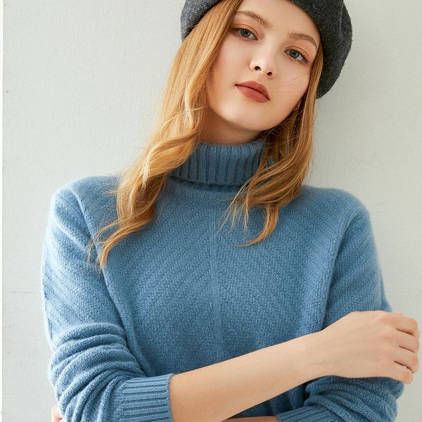 women's two piece pants sweater in autumn and winter thick fashion turtleneck jacket 100% pure cashmere 33s0, White
women's two piece pants sweater in autumn and winter thick fashion turtleneck jacket 100% pure cashmere 33s0, White