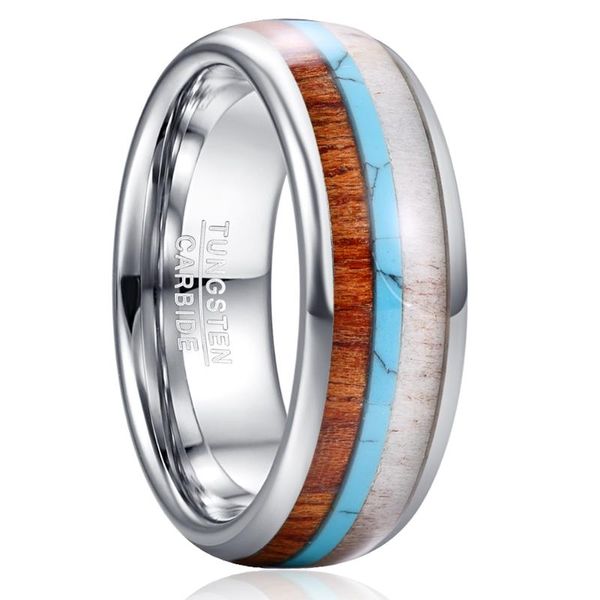 wedding rings 2021 man ring deer antlers green turquoise stone for men high polish dome wood carbide, Slivery;golden
wedding rings 2021 man ring deer antlers green turquoise stone for men high polish dome wood carbide, Slivery;golden