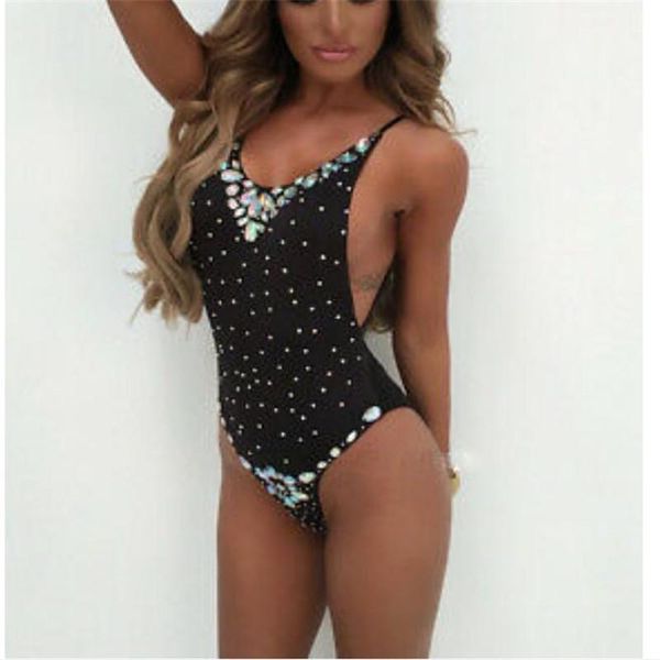 one-piece suits womens swimming costume backless one piece swimsuit sequins bikini crytale bandage swimwear ladies' summer beachwear
one-piece suits womens swimming costume backless one piece swimsuit sequins bikini crytale bandage swimwear ladies' summer beachwear