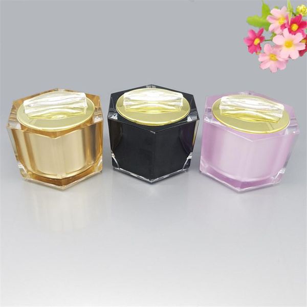 storage bottles & jars 20g high-grade empty cosmetic packaging hexagon acrylic eye/face cream jar small sample refillable bottle container
storage bottles & jars 20g high-grade empty cosmetic packaging hexagon acrylic eye/face cream jar small sample refillable bottle container