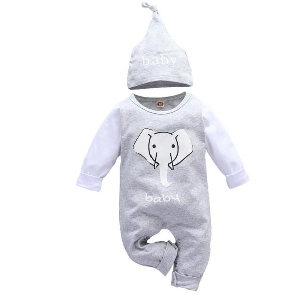 jumpsuits born infant clothing toddler baby boys and girls grey elephant pattern one-piece jumpsuit long sleeve round neck jumpsuit+hat, Blue
jumpsuits born infant clothing toddler baby boys and girls grey elephant pattern one-piece jumpsuit long sleeve round neck jumpsuit+hat, Blue