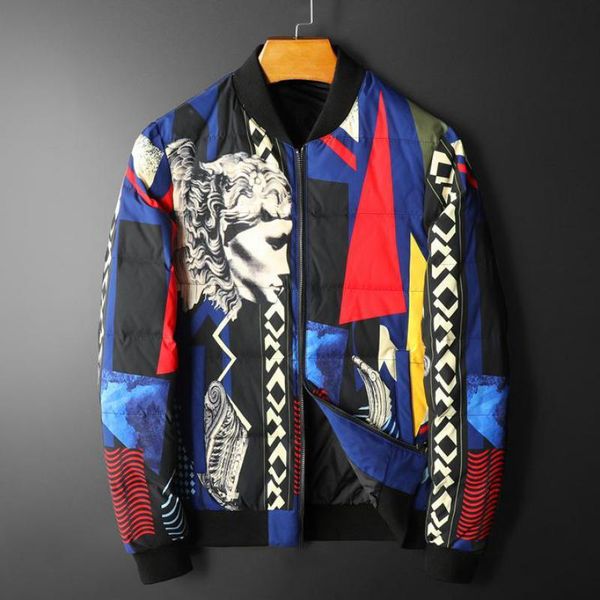 men's down & parkas 2021 winter male jackets luxury stand collar allover printed casual coats fashion slim fit man 5xl, Black
men's down & parkas 2021 winter male jackets luxury stand collar allover printed casual coats fashion slim fit man 5xl, Black