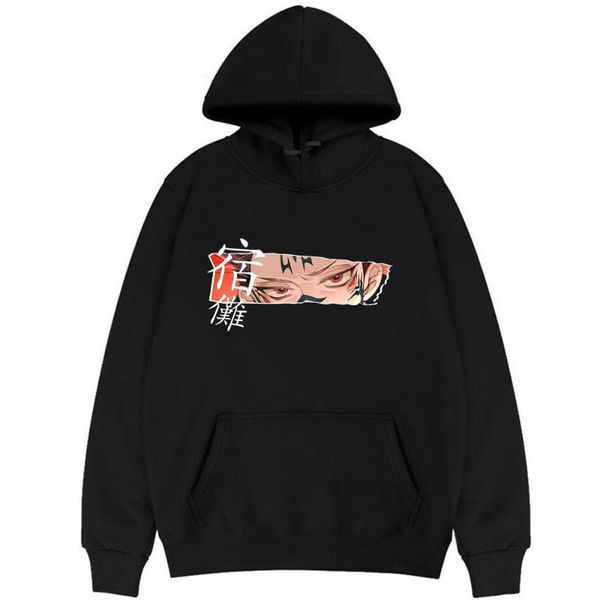 men's hoodies & sweatshirts jujutsu kaisen print sweatshirt cartoons ryomen sukuna men women fleece cotton clothing japan anime style, Black
men's hoodies & sweatshirts jujutsu kaisen print sweatshirt cartoons ryomen sukuna men women fleece cotton clothing japan anime style, Black