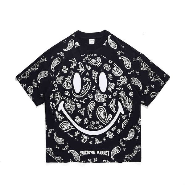 men's t-shirts short-sleeve shirt from the copy of cashew smiley complete high-street tshirts around neck oversize occasional summer t, White;black
men's t-shirts short-sleeve shirt from the copy of cashew smiley complete high-street tshirts around neck oversize occasional summer t, White;black