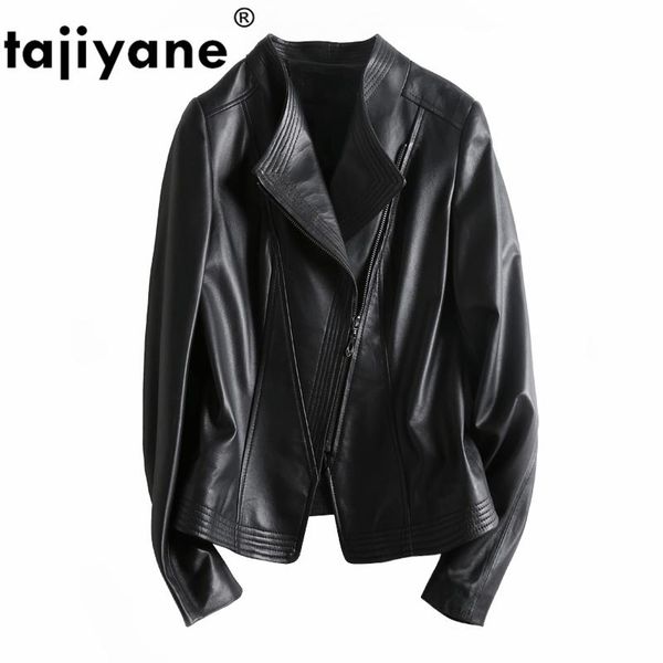 women's leather & faux tajiyane genuine women jacket sheepskin coat female clothes coats and jackets d51551q wpy469, Black
women's leather & faux tajiyane genuine women jacket sheepskin coat female clothes coats and jackets d51551q wpy469, Black
