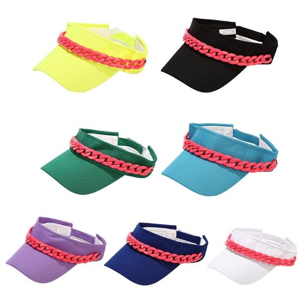 wide brim hats womens ladies hat empty pmma chain sun summer visor beach headwear, Blue;gray
wide brim hats womens ladies hat empty pmma chain sun summer visor beach headwear, Blue;gray
