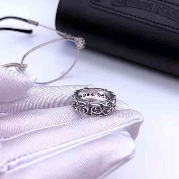 party favor chrome/hearts rings tide brand ch croix 925 sterling silver eternal flower rattan ring for men and women cou
party favor chrome/hearts rings tide brand ch croix 925 sterling silver eternal flower rattan ring for men and women cou