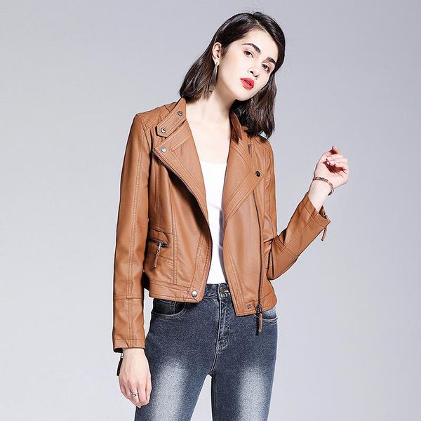 small leather women's short pu cool jacket 2021 fashion lapel collar slim high waist motorcycle coat & faux, Black
small leather women's short pu cool jacket 2021 fashion lapel collar slim high waist motorcycle coat & faux, Black
