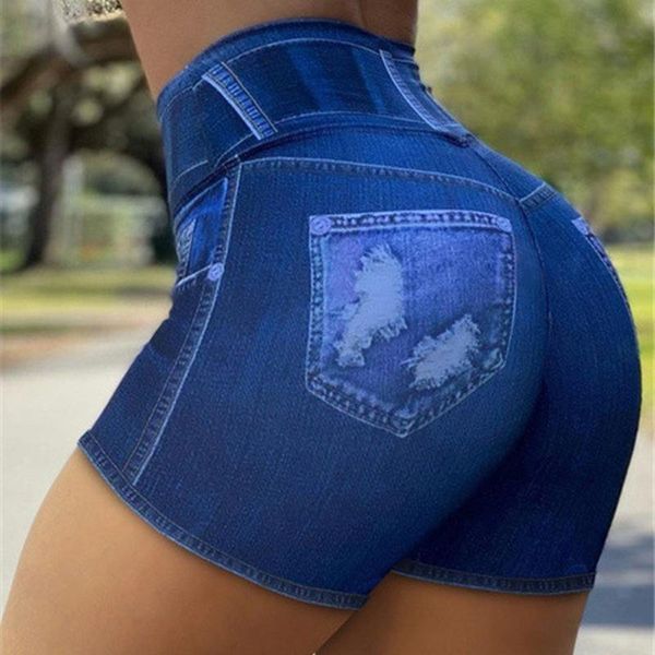 women's shorts plus size women high waist cropped fake jeans denim stretch training gym tights female summer, White;black
women's shorts plus size women high waist cropped fake jeans denim stretch training gym tights female summer, White;black