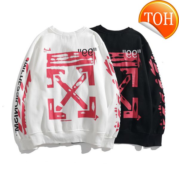 pink off blank 19ss style 99 paint graffiti make old round neck plush white sweater, Black
pink off blank 19ss style 99 paint graffiti make old round neck plush white sweater, Black