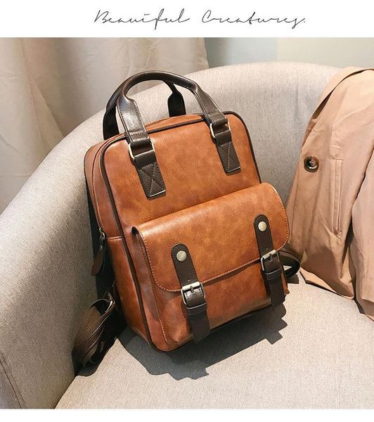 outdoor bags 2021 backpack women mochila feminina anti theft school waterproof travel vintage lapbrown leather big korean designer
outdoor bags 2021 backpack women mochila feminina anti theft school waterproof travel vintage lapbrown leather big korean designer