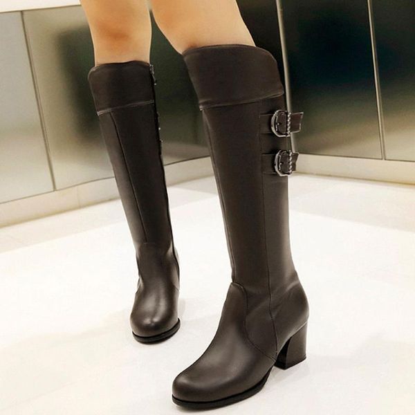 boots lapolaka elegant square heeled ladies zipper woman shoes riding knee high small large size 28-52, Black
boots lapolaka elegant square heeled ladies zipper woman shoes riding knee high small large size 28-52, Black