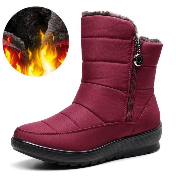 boots 2021 waterproof down snow women zipper high ankle winter warm plush outdoor wedge shoes female anti-slip booties, Black
boots 2021 waterproof down snow women zipper high ankle winter warm plush outdoor wedge shoes female anti-slip booties, Black