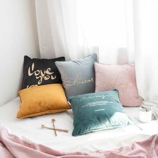 cushion/decorative pillow 45cm black/deep green/orange/pink cushion cover golden letters case throw pillowcase sofa lumbar backrest
cushion/decorative pillow 45cm black/deep green/orange/pink cushion cover golden letters case throw pillowcase sofa lumbar backrest