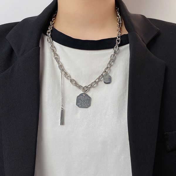 xianlan061 wind necklace female ins niche hip-hop tide restoring ancient ways personality joker fold wear multilayer fleece sweate, Silver
xianlan061 wind necklace female ins niche hip-hop tide restoring ancient ways personality joker fold wear multilayer fleece sweate, Silver