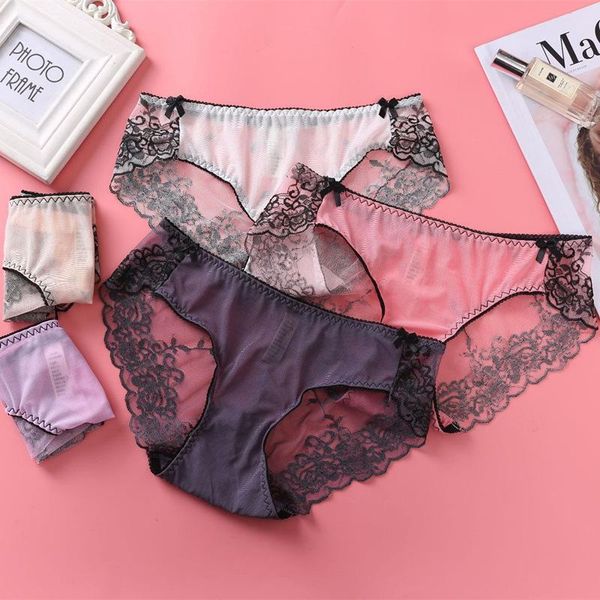 women's panties 2pcs underwear female lace low-waist underpants seamless undies briefs women embroidered comfort pantys, Black;pink
women's panties 2pcs underwear female lace low-waist underpants seamless undies briefs women embroidered comfort pantys, Black;pink