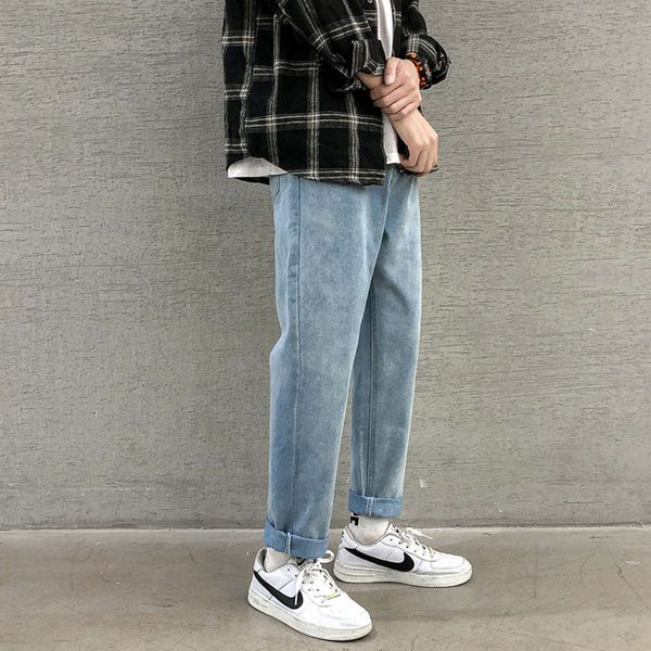 jeans 2021 spring new gentlemen trendy brand korean version of the trend van straight losse tooling harlan long broek men, Blue
jeans 2021 spring new gentlemen trendy brand korean version of the trend van straight losse tooling harlan long broek men, Blue