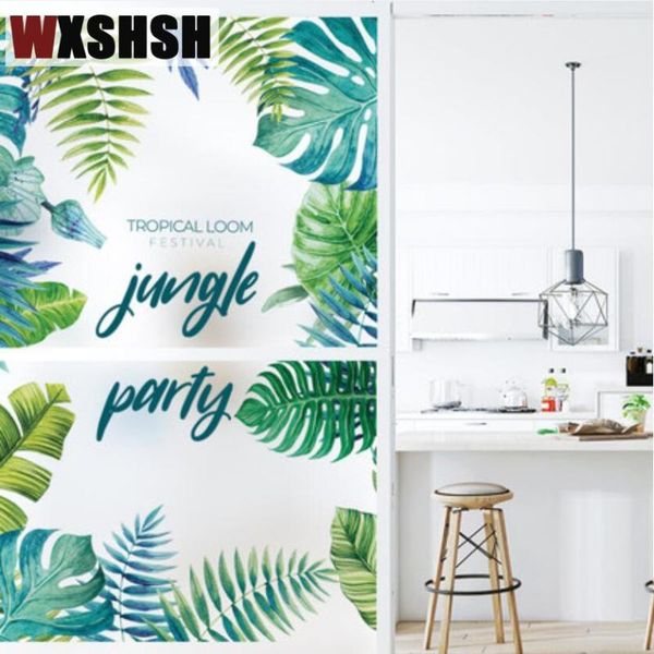 custom size static cling window film tropical plants frosted private decorative glass foil for bathroom bedroom kitchen balcony stickers
custom size static cling window film tropical plants frosted private decorative glass foil for bathroom bedroom kitchen balcony stickers