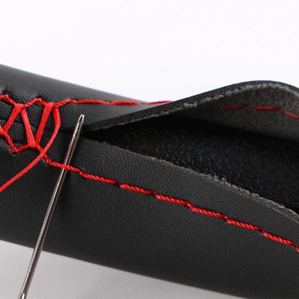 steering wheel covers 36cm/40cm diy soft leather braid on the steering-wheel of car with needle and thread interior
steering wheel covers 36cm/40cm diy soft leather braid on the steering-wheel of car with needle and thread interior