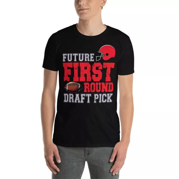 future first round draft pick cool football team player lover gifts t-shirt, White;black
future first round draft pick cool football team player lover gifts t-shirt, White;black