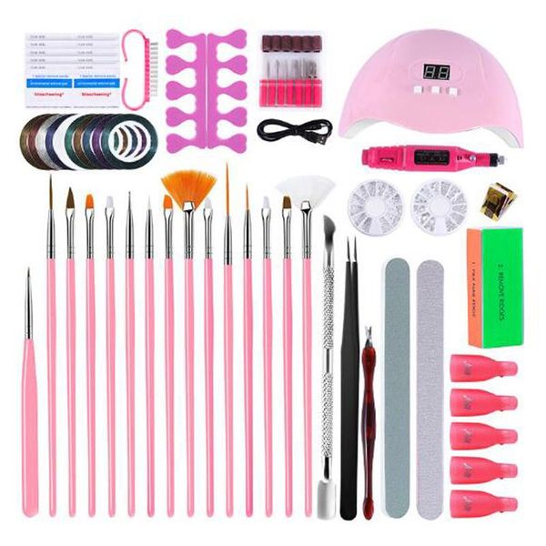nail art kits manicure tool set lamp electric machine brush nails decoration sets accessories and tools
nail art kits manicure tool set lamp electric machine brush nails decoration sets accessories and tools