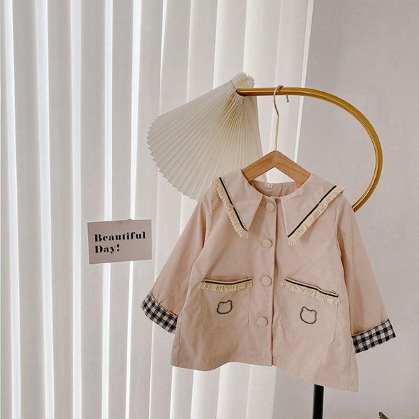 jackets fashion outfits girls kids trench coat autumn long sleevechildren tassel plaided bow outwear cardigan casacos adk563, Blue;gray
jackets fashion outfits girls kids trench coat autumn long sleevechildren tassel plaided bow outwear cardigan casacos adk563, Blue;gray