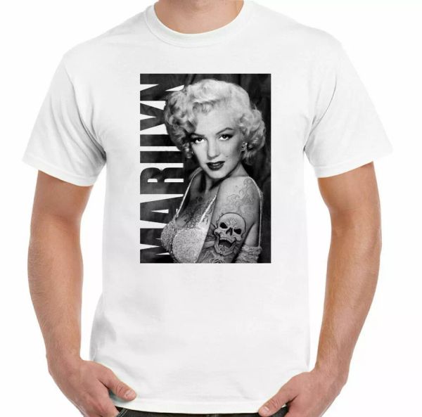 marilyn monroe t-shirt poster cool tattoo retro glamour fun gift birthday yolo, White;black
marilyn monroe t-shirt poster cool tattoo retro glamour fun gift birthday yolo, White;black
