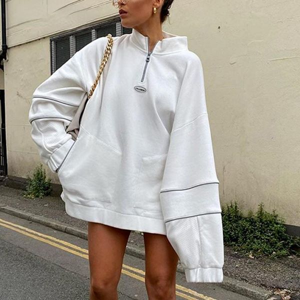 women's hoodies & sweatshirts women streetwear fashion long sleeve turtleneck zipper sweatshirt autumn casual loose hoodie pullover clo, Black
women's hoodies & sweatshirts women streetwear fashion long sleeve turtleneck zipper sweatshirt autumn casual loose hoodie pullover clo, Black