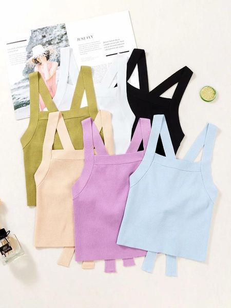 women's tanks & camis 2021 fashion brand women tank vests casual short solid polyester lady beach girl, White
women's tanks & camis 2021 fashion brand women tank vests casual short solid polyester lady beach girl, White