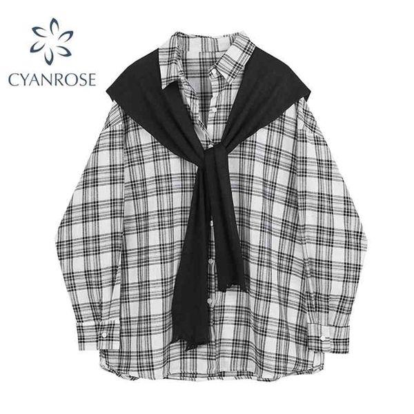 autumn women vintage plaid blouse long sleeve turn down collar fashion loose single breasted cotton shirt button up casual 210515, White
autumn women vintage plaid blouse long sleeve turn down collar fashion loose single breasted cotton shirt button up casual 210515, White