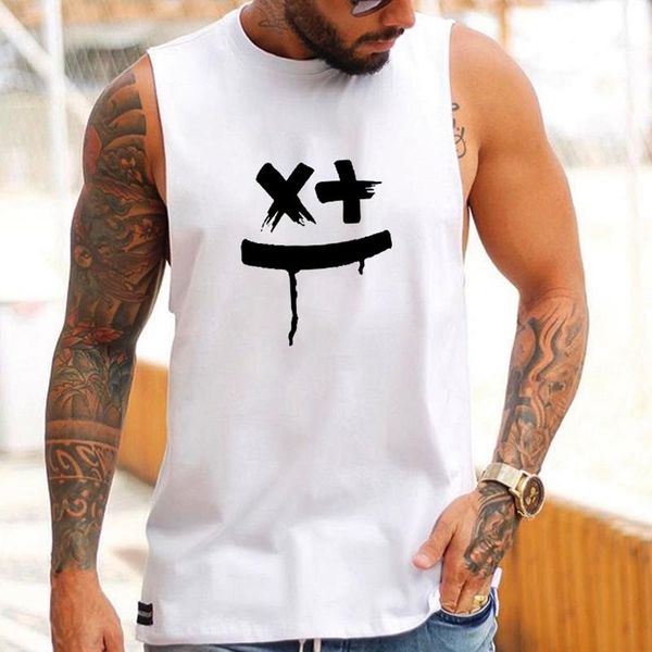 men' tank 2022 summer casual sleeveless vest shirts o-neck mens harajuku fun printing loose for men fashion clothing streetwear, White;black
men' tank 2022 summer casual sleeveless vest shirts o-neck mens harajuku fun printing loose for men fashion clothing streetwear, White;black