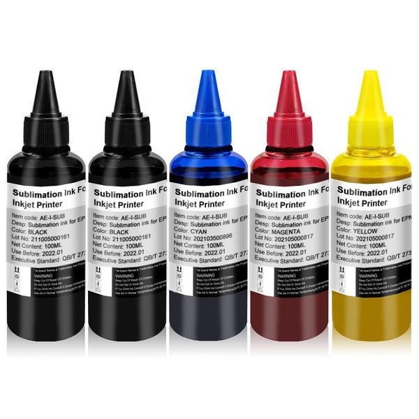 ink refill kits 1-5 pcs inkjet sublimation universal 100ml for deskprinters heat transfer press used
ink refill kits 1-5 pcs inkjet sublimation universal 100ml for deskprinters heat transfer press used