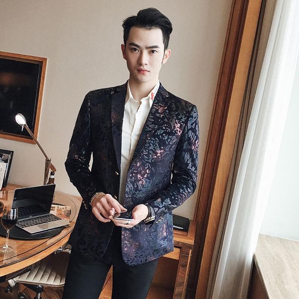 men's suits & blazers fashion brand suit jacket 2021 korean version of the stamping casual slim jack, White;black
men's suits & blazers fashion brand suit jacket 2021 korean version of the stamping casual slim jack, White;black
