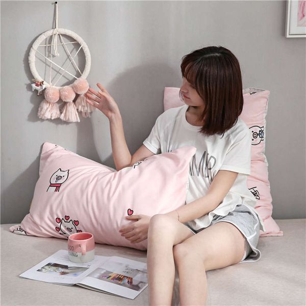 all cotton pillow case small fresh pure single 48 * 74cm printing does not pilling fade
all cotton pillow case small fresh pure single 48 * 74cm printing does not pilling fade