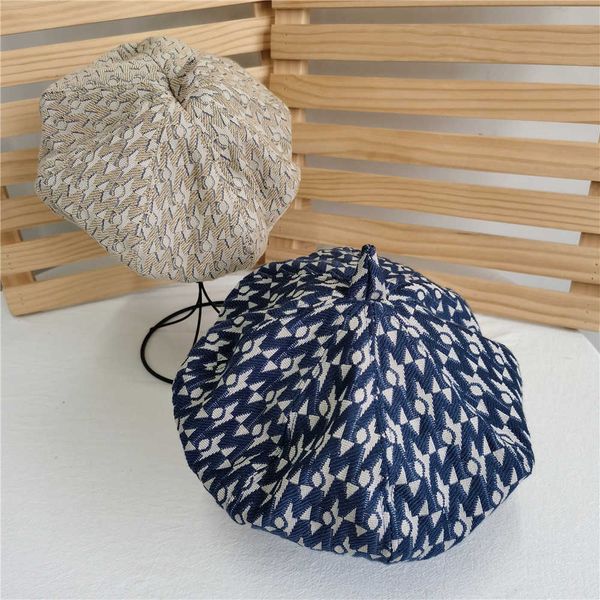 thousand bird lattice beret female autumn and winter english octagonal hat pumpkin versatile painter, Blue;gray
thousand bird lattice beret female autumn and winter english octagonal hat pumpkin versatile painter, Blue;gray