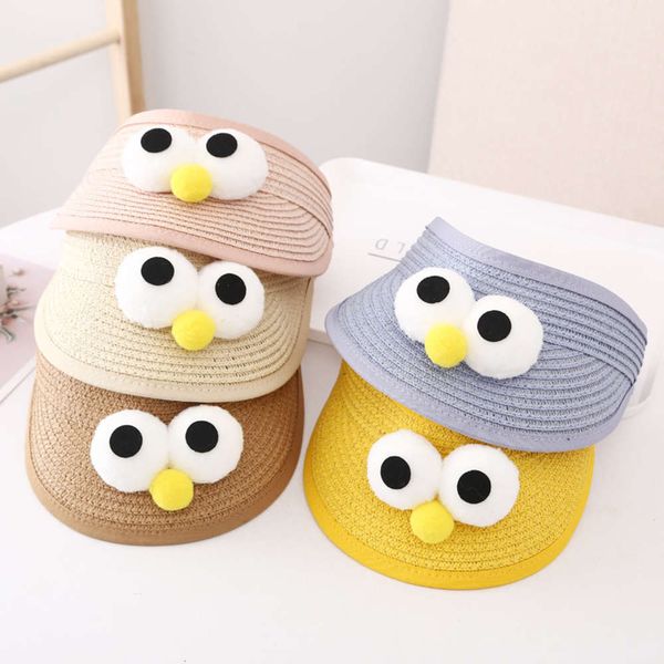 spring and summer children sesame street big eyes empty straw hat baby cute sun boys girls, Yellow
spring and summer children sesame street big eyes empty straw hat baby cute sun boys girls, Yellow