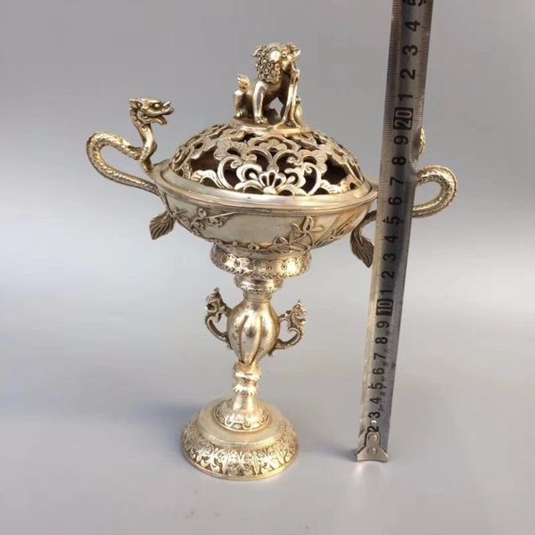 sachet bags home decoration lion incense burner metal crafts,tibet silver 2 dragon censer/personal collection from chinese antique market
sachet bags home decoration lion incense burner metal crafts,tibet silver 2 dragon censer/personal collection from chinese antique market