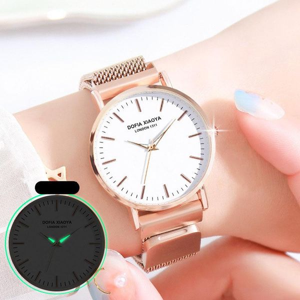 wristwatches luxury women magnetic watches personality fashion trends ladies wrist watch luminous romantic relogio feminino lovers, Slivery;brown
wristwatches luxury women magnetic watches personality fashion trends ladies wrist watch luminous romantic relogio feminino lovers, Slivery;brown