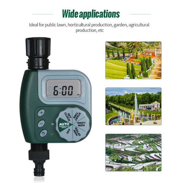 watering equipments programmable hose faucet timer automatic water outdoor garden irrigation controller device
watering equipments programmable hose faucet timer automatic water outdoor garden irrigation controller device