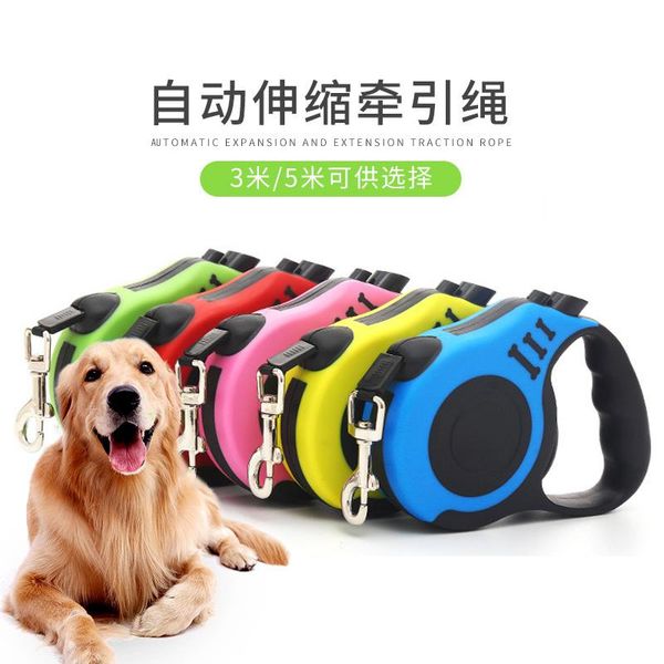 dog collars & leashes 3m/5m retractable leash automatic flexible puppy cat traction rope belt extension walking running lead
dog collars & leashes 3m/5m retractable leash automatic flexible puppy cat traction rope belt extension walking running lead