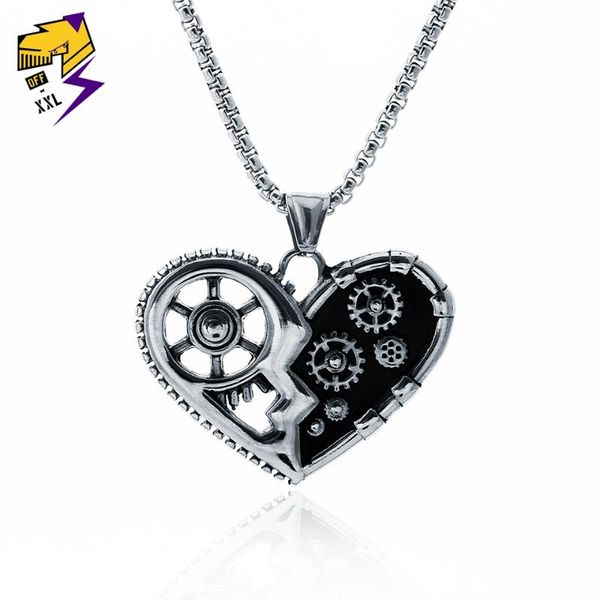 pendant necklaces rock roll biker gear stainless steel silver chains heart wheel necklaces&pendant male female street jewelry
pendant necklaces rock roll biker gear stainless steel silver chains heart wheel necklaces&pendant male female street jewelry