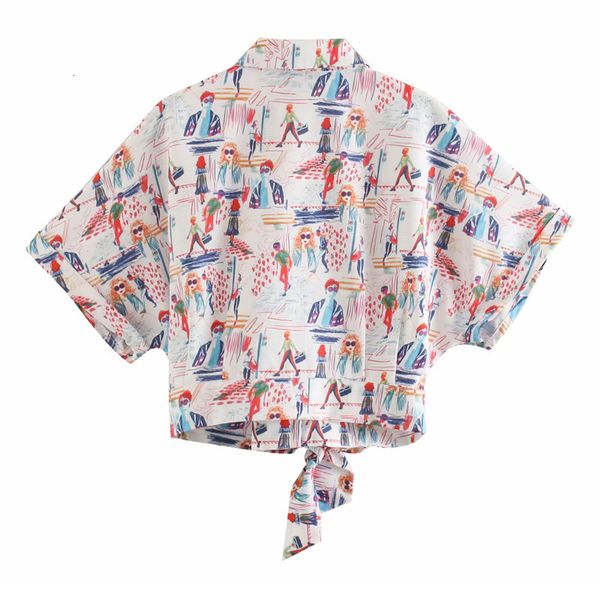 blouses lapel single-breasted short sleeve taste graffiti print women's shirt bowknot decorated navel harajuku chic female 018v, White
blouses lapel single-breasted short sleeve taste graffiti print women's shirt bowknot decorated navel harajuku chic female 018v, White