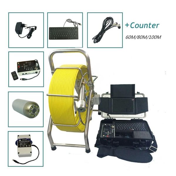 cameras sewer camera cctv pipeline inspection self-levelling 40mm head underwater with 60m/80m/100m fibreglass rod cable
cameras sewer camera cctv pipeline inspection self-levelling 40mm head underwater with 60m/80m/100m fibreglass rod cable