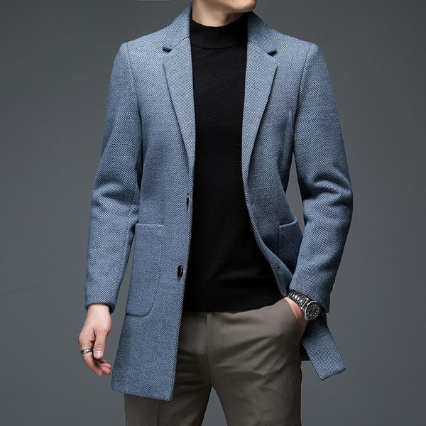 men's wool & blends british style women elegant overcoat autumn winter blue coffee gray sheep woolen tweed coat male business casual ou, Black
men's wool & blends british style women elegant overcoat autumn winter blue coffee gray sheep woolen tweed coat male business casual ou, Black